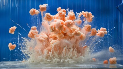 Exploding watermelon splash  a burst of refreshing summer flavor and fun in every drop