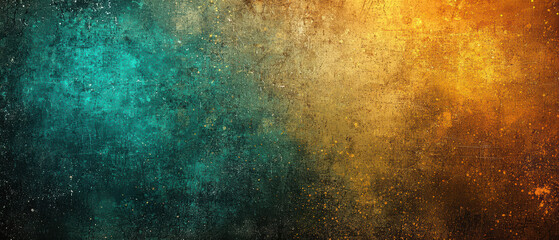 Fototapeta premium Abstract gradient design with glowing transitions in teal and orange hues