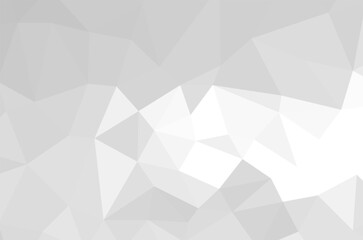 Obraz premium White Polygonal Mosaic Background, Low Poly Style, Vector illustration, Business Design Templates