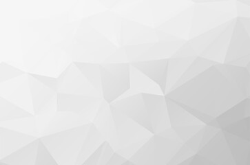 White Polygonal Mosaic Background, Low Poly Style, Vector illustration, Business Design Templates