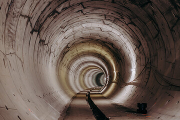 Budowa podziemnego tunelu pod miastem © rozentuzjazmowany