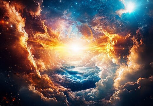 The origin of the universe: a cosmic creation.