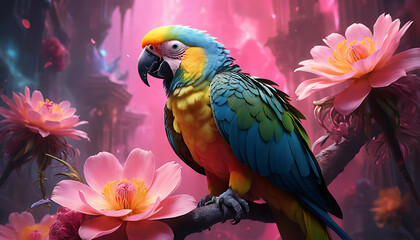 parrot, bird, macaw, animal, blue, yellow, beak, tropical, colorful, ara, nature, feather, pet, exotic, green, color, wildlife, zoo, isolated, white, jungle, wild, animals, ara ararauna, gold