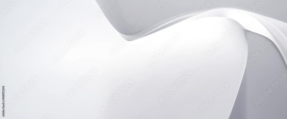 Wall mural light white fluid creative animated background seamless looped universal minimalistic banner geometr