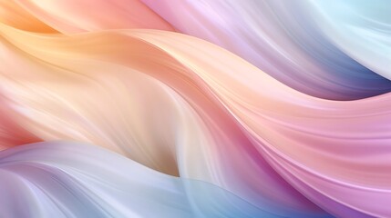 Fototapeta premium Abstract Pastel Swirling Fabric Design