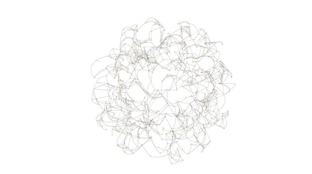 Abstract Network Connection Graphic