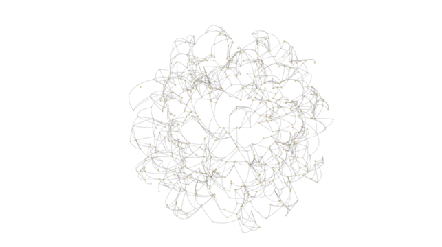 Abstract Network Connection Graphic