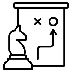 strategy single icon