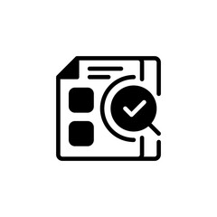 Audit Checklist Line Icon. linear style sign for mobile concept and web design. Outline vector icon.