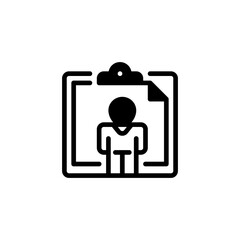 Supervisor Line Icon. linear style sign for mobile concept and web design. Outline vector icon.