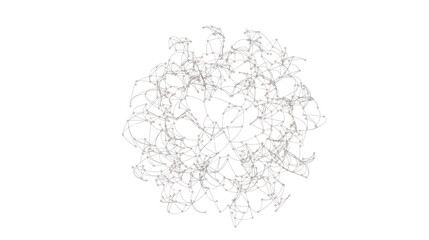 Obraz premium Abstract Network Structure with Connected Points