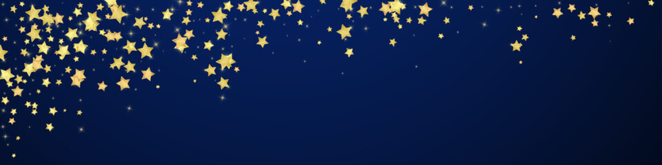 Magic stars vector overlay.  Gold stars scattered