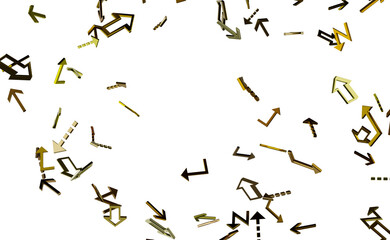 Abstract Gold Arrows Background