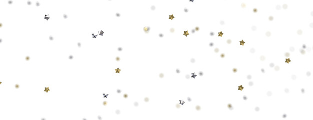 Golden Dreamscapes: Step Into a 3D Rainfall of Gleaming Stars