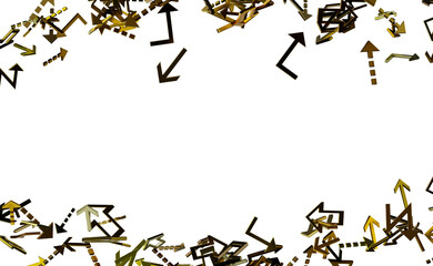 Abstract Gold Arrows Background