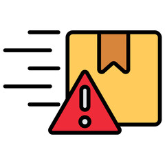 Shipping Dangerous Icon