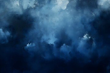 Deep Blue Abstract Background Illustration