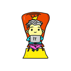      The king of design and development on the throne