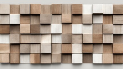 Creative textured wood panel installation modern interior design decorative element contemporary space artistic perspective