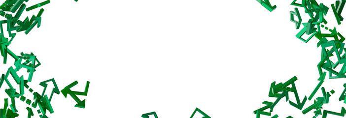 Green Arrow Banner Background