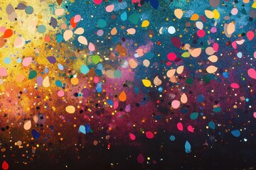 colorful confetti and glitter design