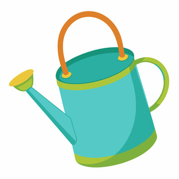 recommend clip art: watering can vector illustration
