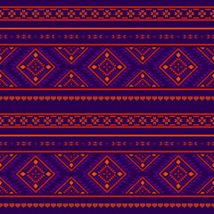 Southwest Aztec geometric Native American Mexican Navajo tribal ethnic boho indian texture ornament seamless pattern fabric colorful design vector for woven textile printing blanket rug carpet fashion