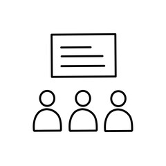 Talking People Line Vector