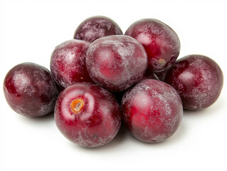 Obraz premium red grape isolated on white background