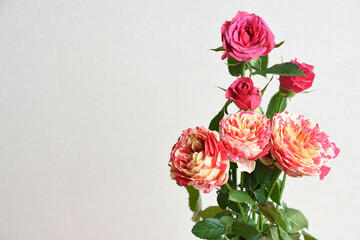 スプレー薔薇の花束