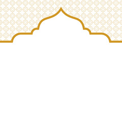 Obraz premium Islamic Header Line Decoration
