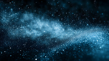 Naklejka premium Blue Sparkle Abstract Background Illustration