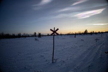 Polar stratospheric cloud, also known as nacreous clouds from nacre, or mother of pearl, due to its...