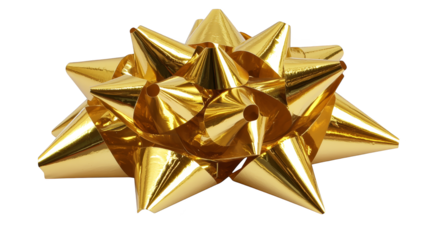 Shining gold star on a black background, symbol of achievement and excellence gold