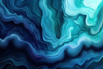 Obraz premium elegant abstract background with shades of dark blue green and turquoise featuring a gradient ombre effect that creates a luxurious and festive atmosphere