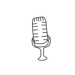 hand drawn music icon