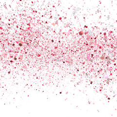 Pink Percentage Confetti Burst