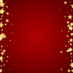 Magic stars vector overlay.  Gold stars scattered