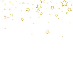 Christmas stars vector overlay.
