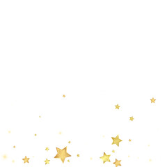 Magic stars vector overlay.  Gold stars scattered
