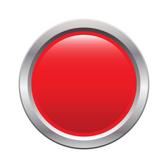 red button isolated