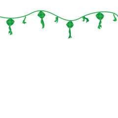 Ketupat Icon Flat Element. Vector Illustration Of Flat. Ketupat Icon Isolated On White Background.