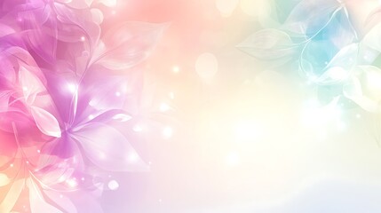 Obraz premium Pastel Flowers Abstract Soft Background Design