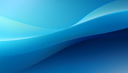 Obraz premium Abstract Blue Wave Background Smooth Gradient Texture for Design