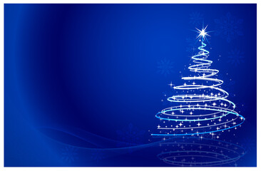 blue Christmas background