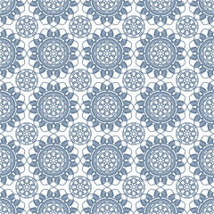 Pattern with crochet granny square wallpaper handmade decorative art design print