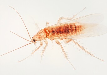 Fototapeta premium cockroach on white background