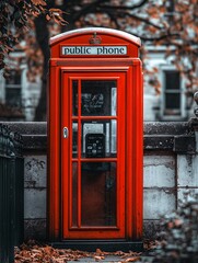 Obraz premium red phone box