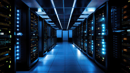 Futuristic Data Center: Backbone of Digital Operations