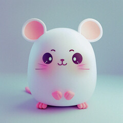 mouse kawaii style